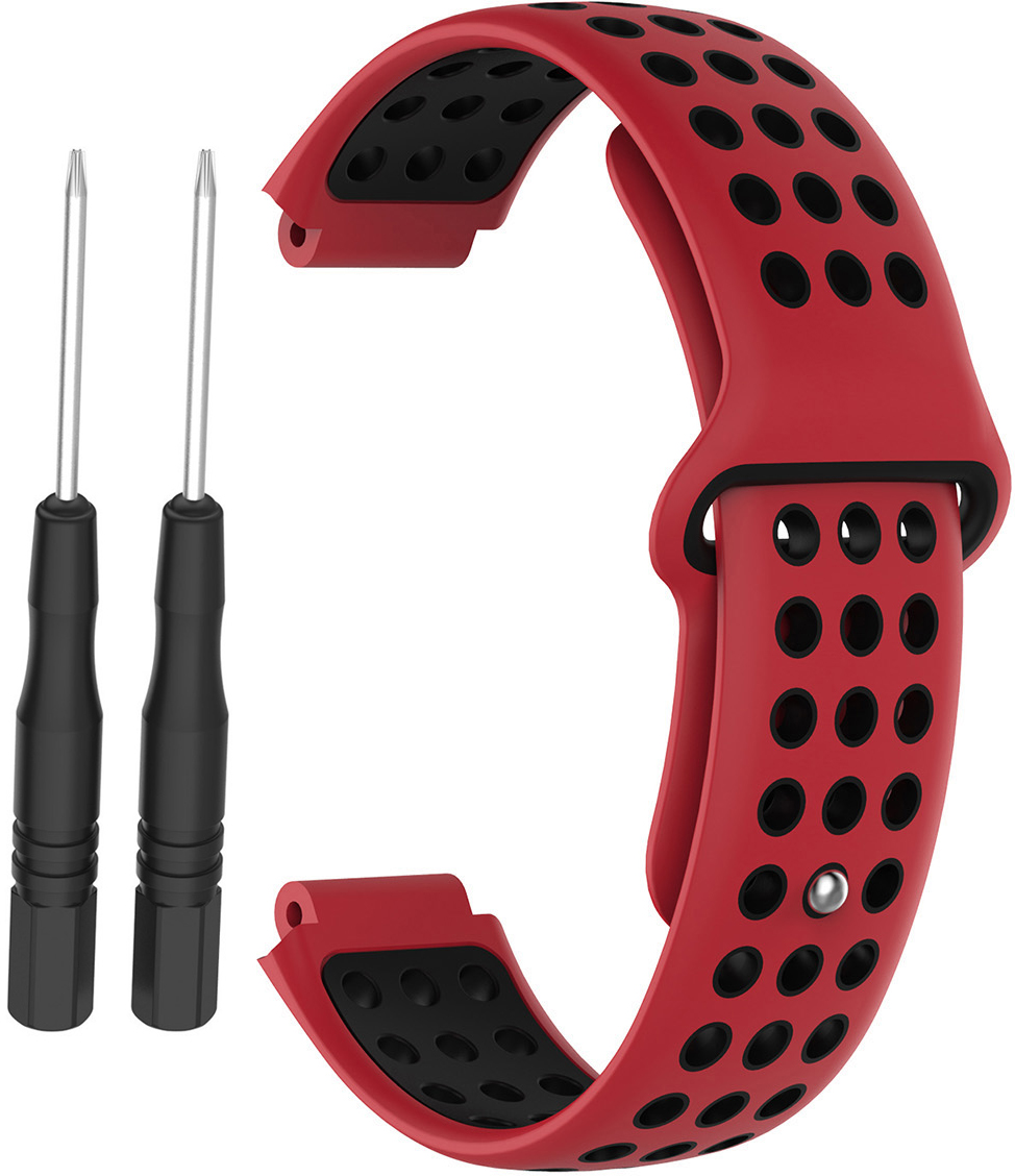 ERSG-028 Rojo+Negro Correa de reloj ERSG-028 ERSG-028