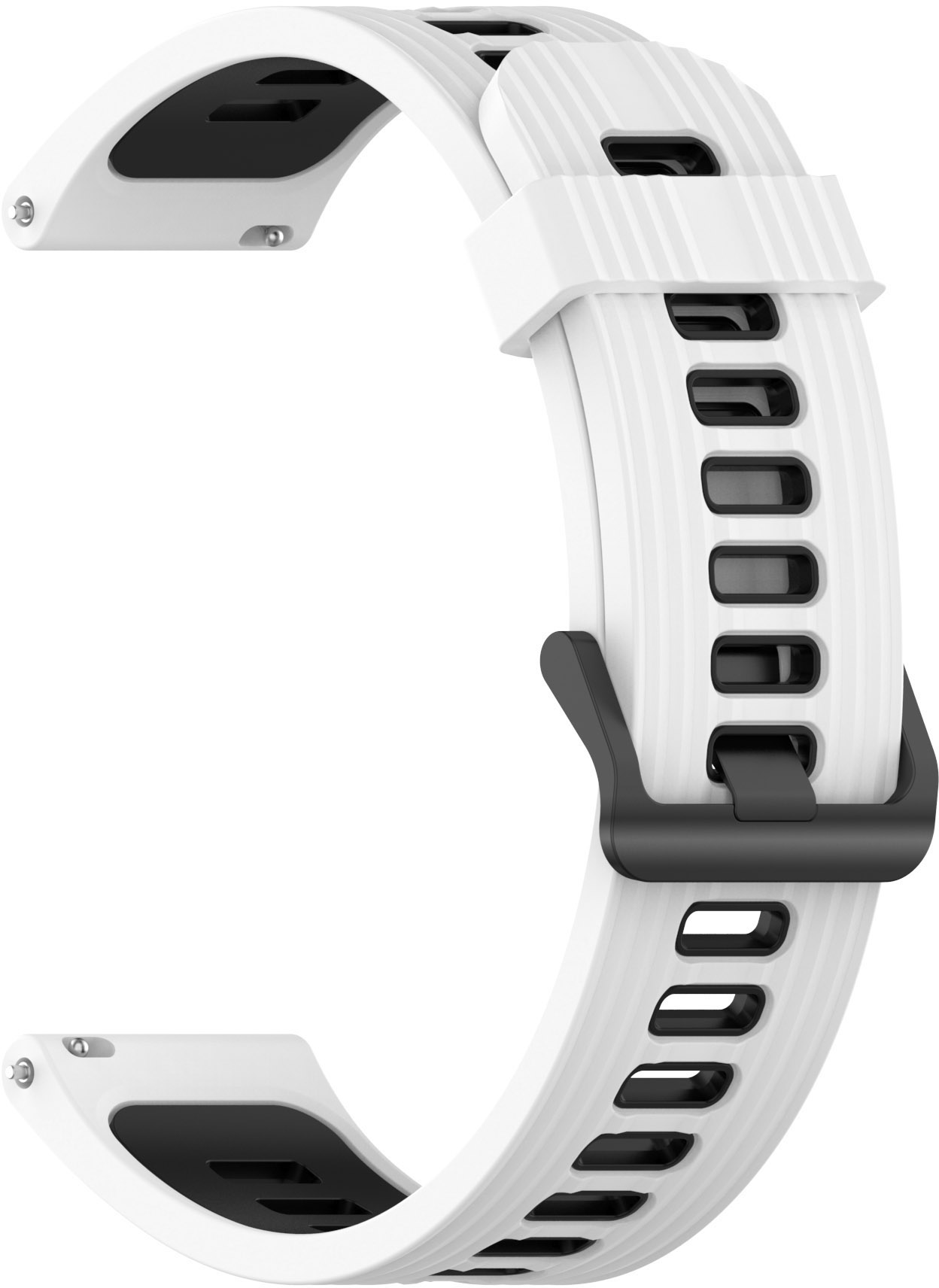 ERSSWBS22-037 Blanc + Noir Bracelet de montre ERSSWBS22-037 ERSSWBS22-037