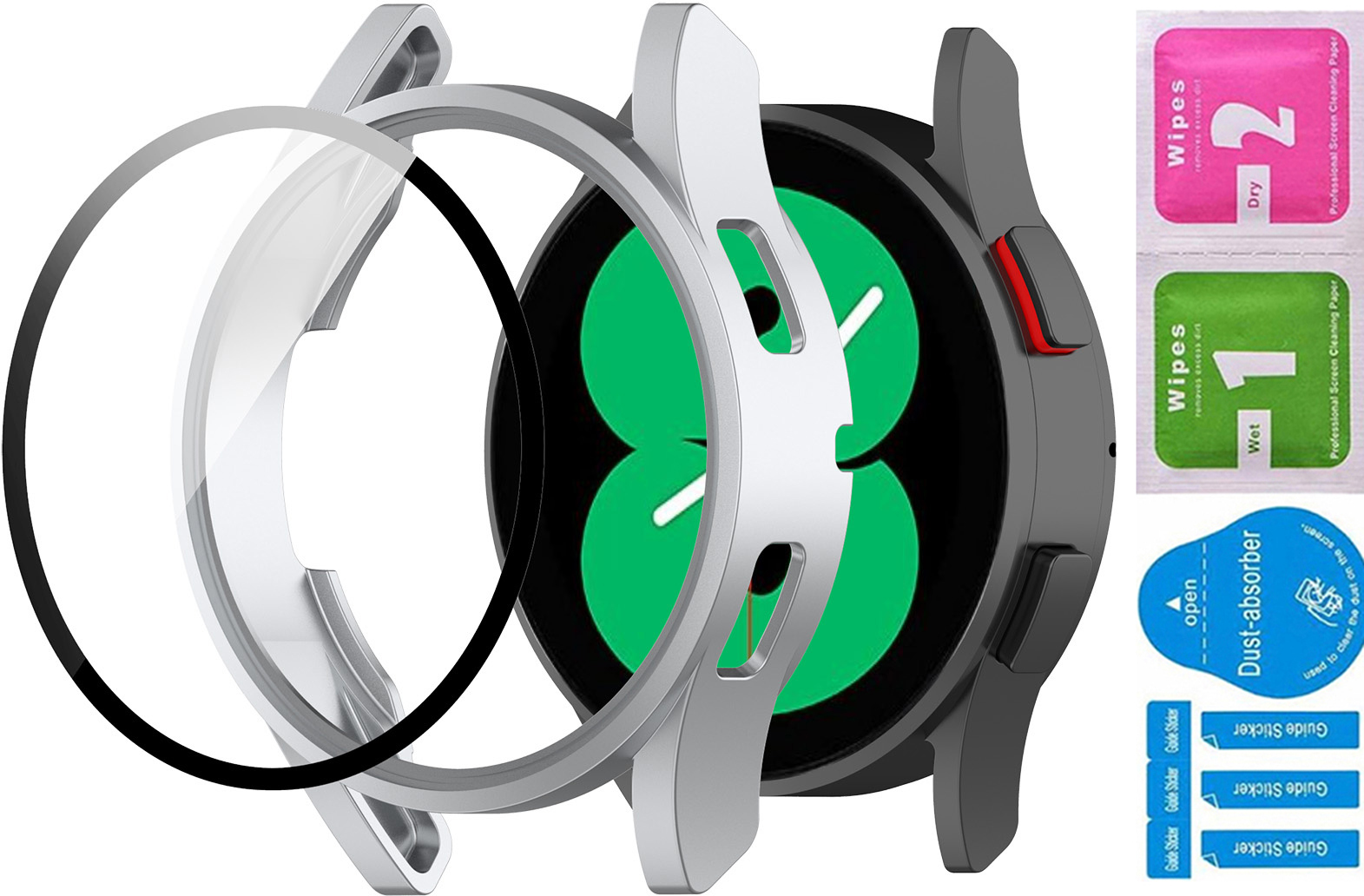 ERSGW4C-002 40MM Ασημί Προστατευτική θήκη ρολογιού