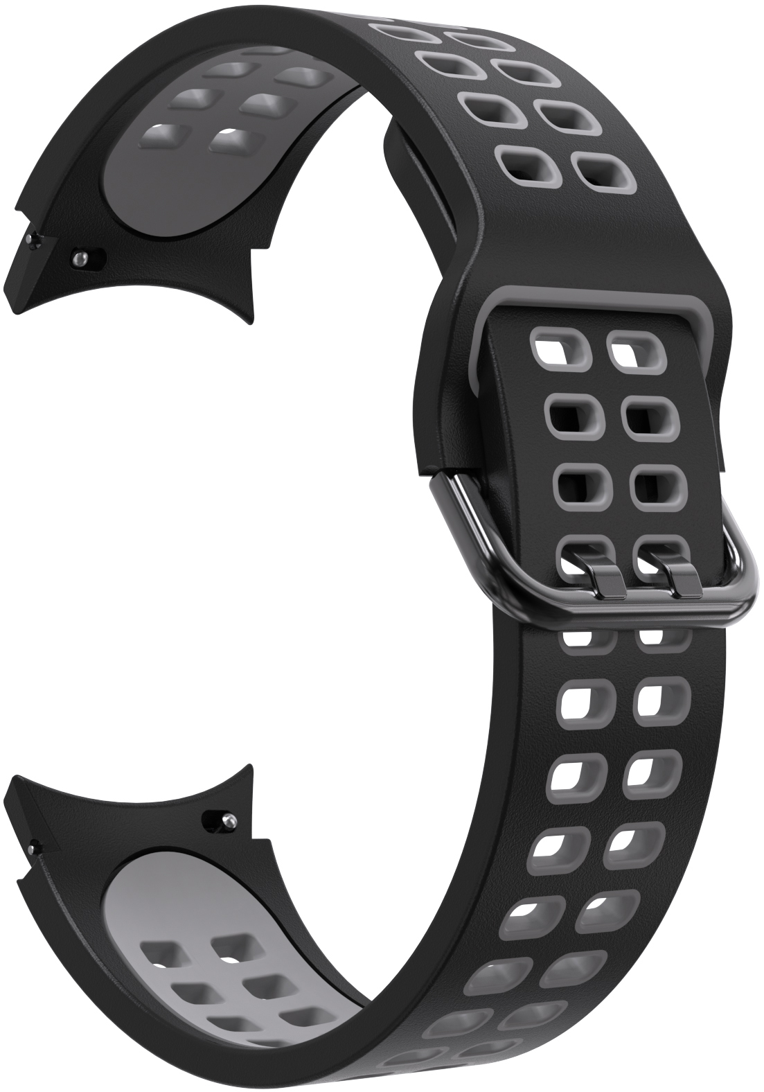 ERSGW4SB-005 BLACK + GREY PASEK DO ZEGARKA