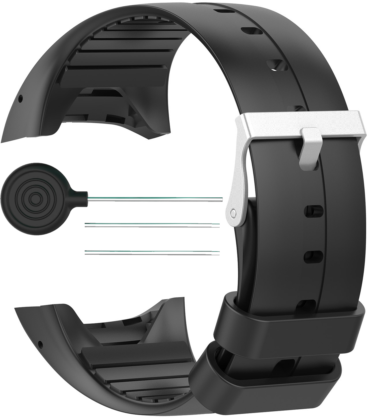 ERSPLS-001 Schwarz Uhrenarmband ERSPLS-001 ERSPLS-001