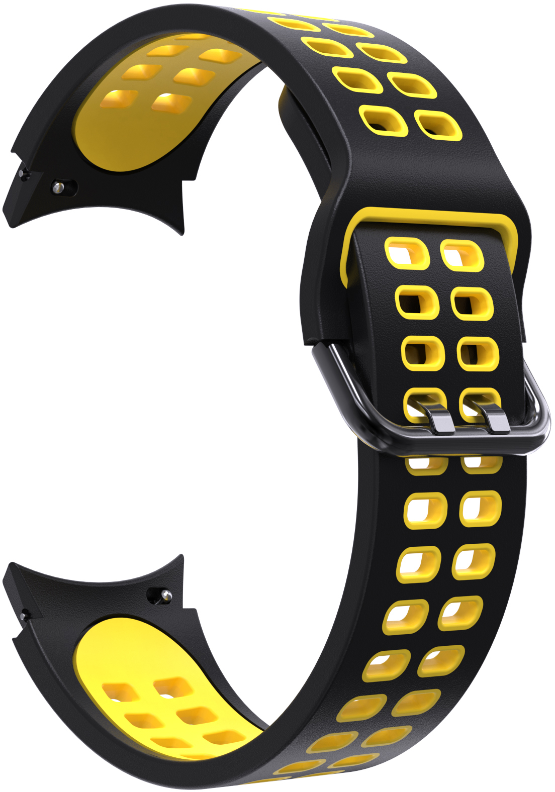 ERSGW4SB-005 BLACK + YELLOW PASEK DO ZEGARKA