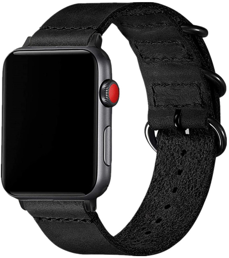 ERLB-033 38-41MM Preto Bracelete de relógio ERLB-033 ERLB-033