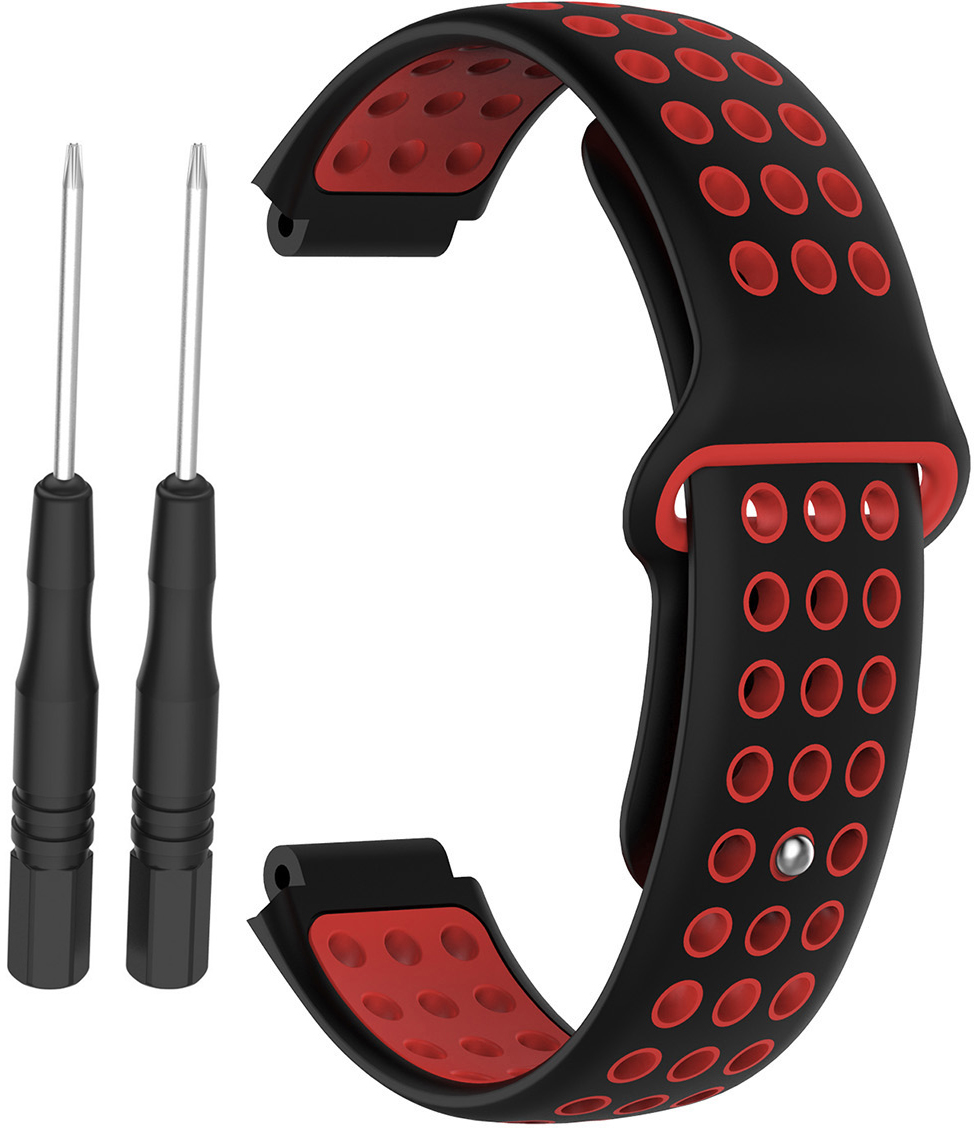 ERSG-028 Preto+Vermelho Bracelete de relógio ERSG-028 ERSG-028