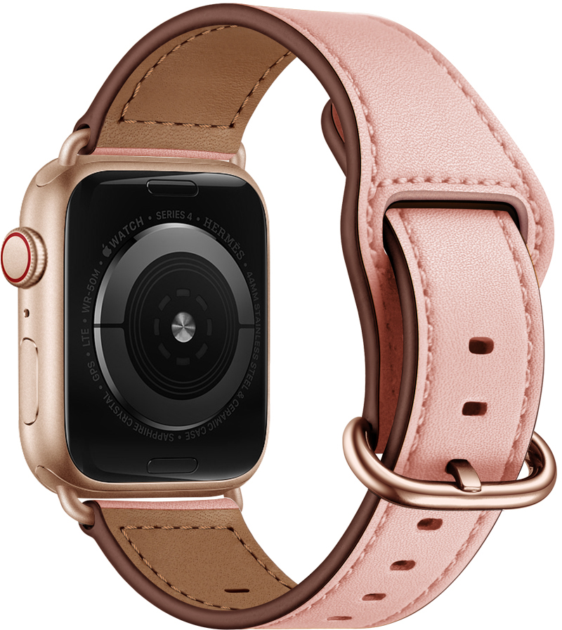 LSPG-035 38-42MM Bándearg + Ór róis Búcla #7 Strapa uaireadóra
