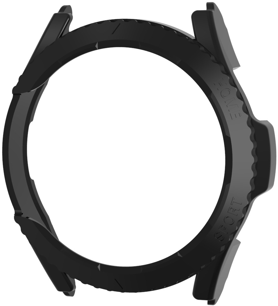 ERSGW4CC-003 46MM Dubh Cás cosanta uaireadóra