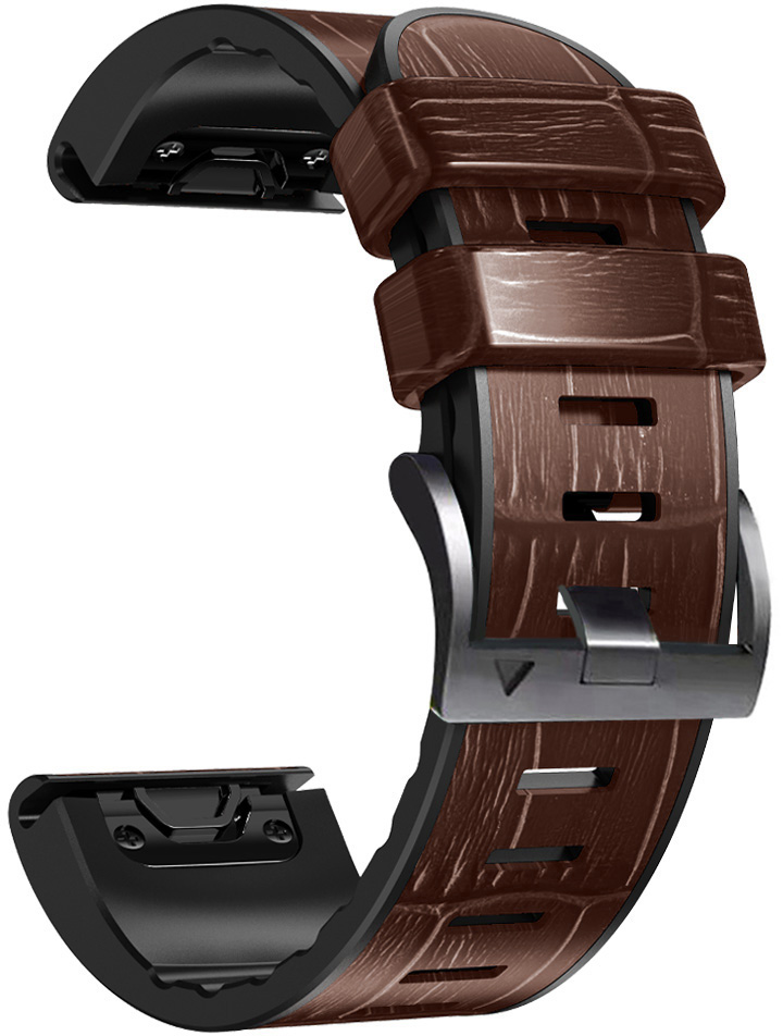 ERSQCKL-010 22MM Scuro Marrone Cinturino per orologio