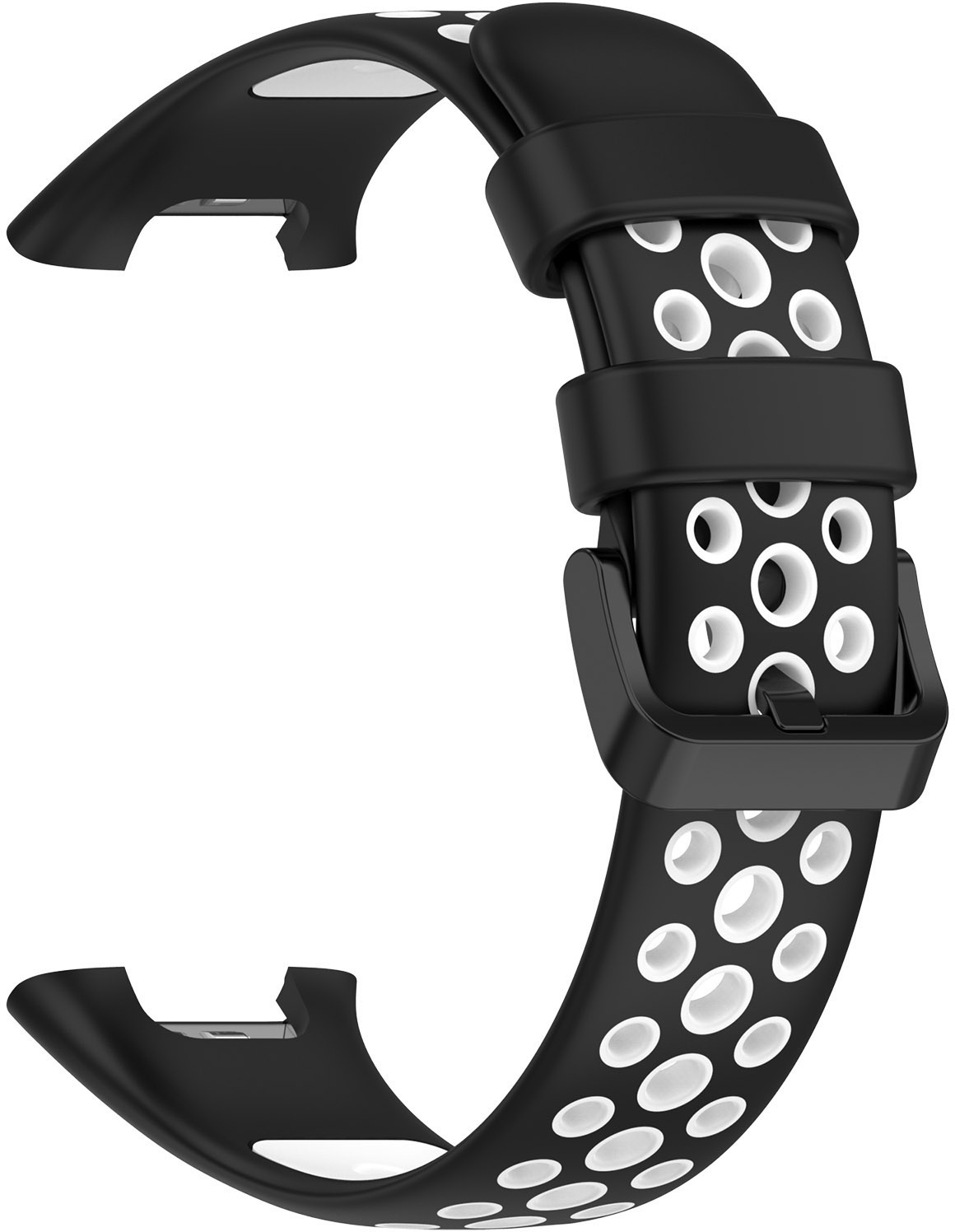 ERSXM7PSB-002 Preto + Branco Bracelete de relógio ERSXM7PSB-002 ERSXM7PSB-002