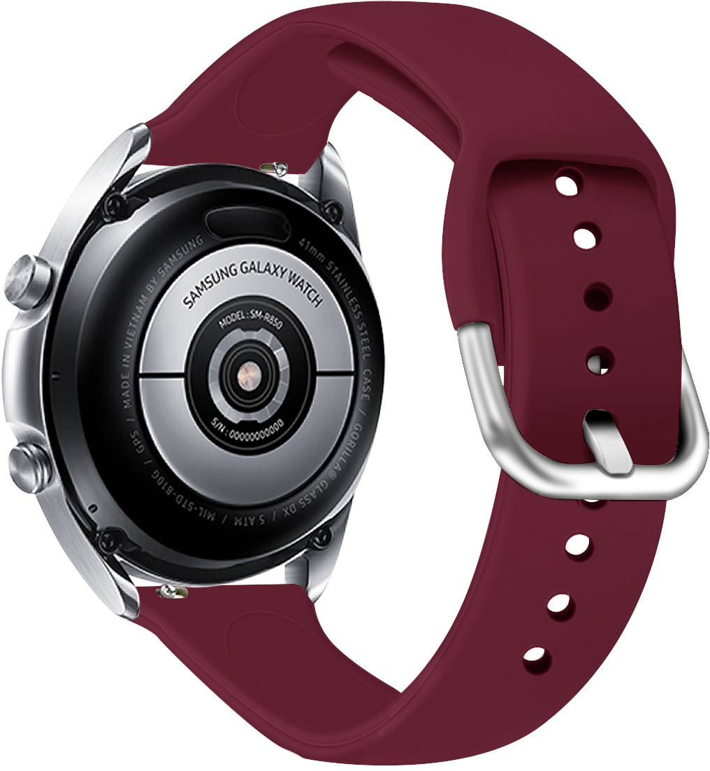 ERSSWBS22-024 Bordeauxrot (S) Uhrenarmband ERSSWBS22-024 ERSSWBS22-024
