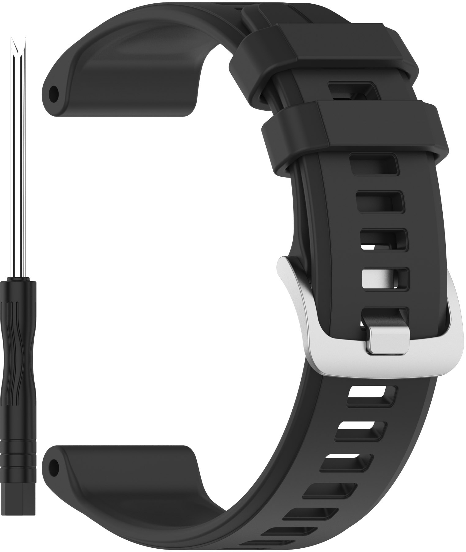 ERSG-102 Zwart Horlogeband