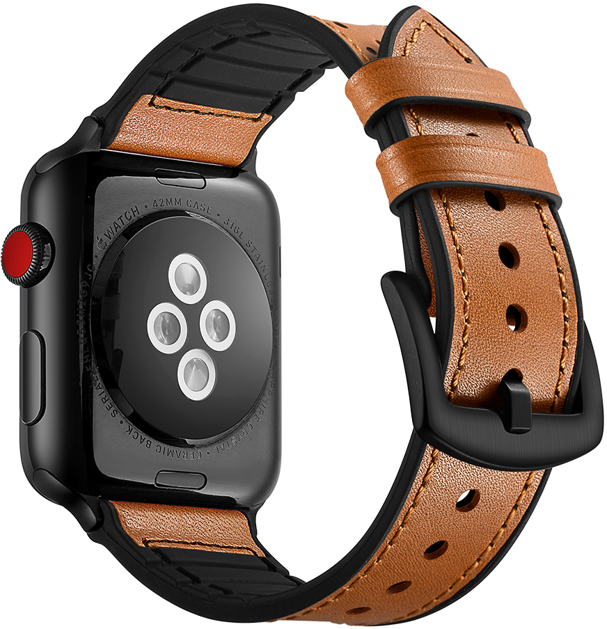 ERLB-050 42-49MM Rjava Pašček za uro ERLB-050 ERLB-050
