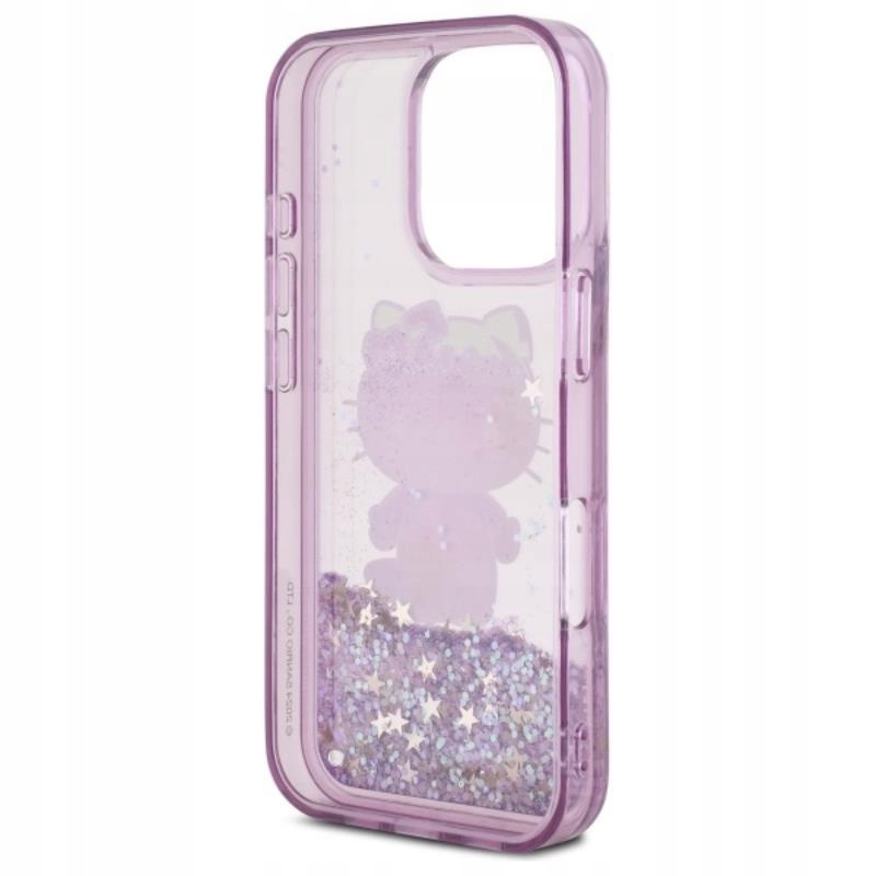 Etui do iPhone 16 Pro Max Hello Kitty Liquid Glitter 50TH Anniversary Case