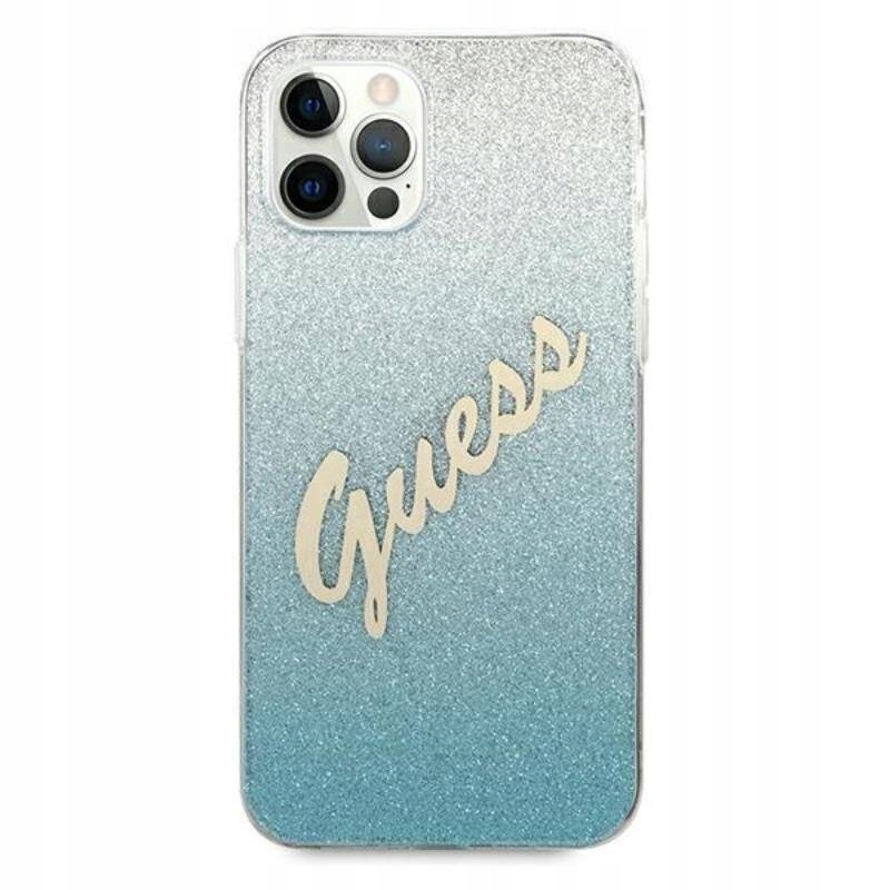 Etui do iPhone 12 Guess Glitter Gradient Case