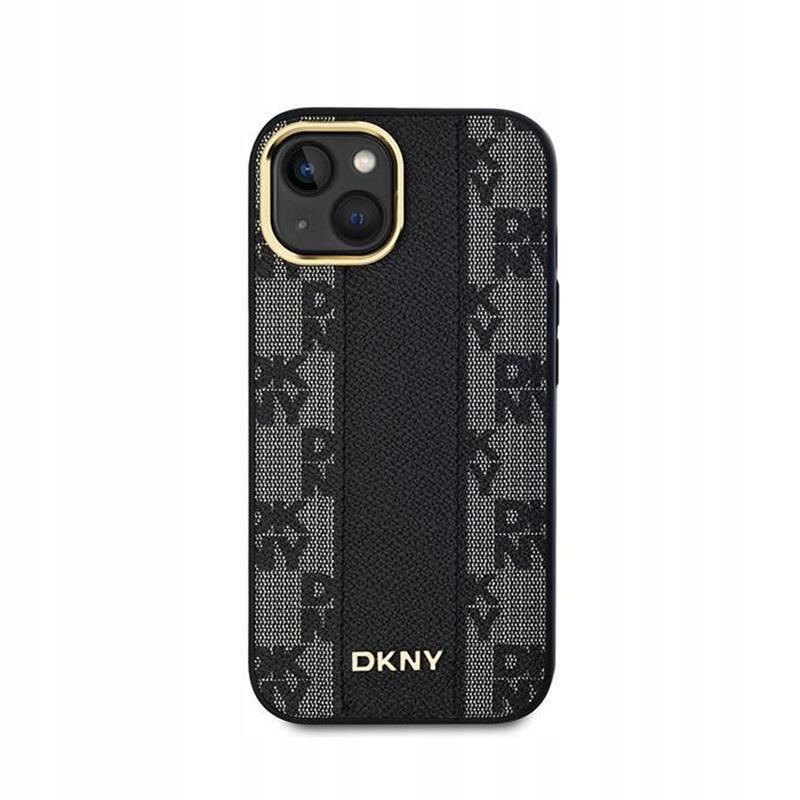 Etui do iPhone 15 Plus / 14 Plus DKNY Leather Checkered Mono MagSafe