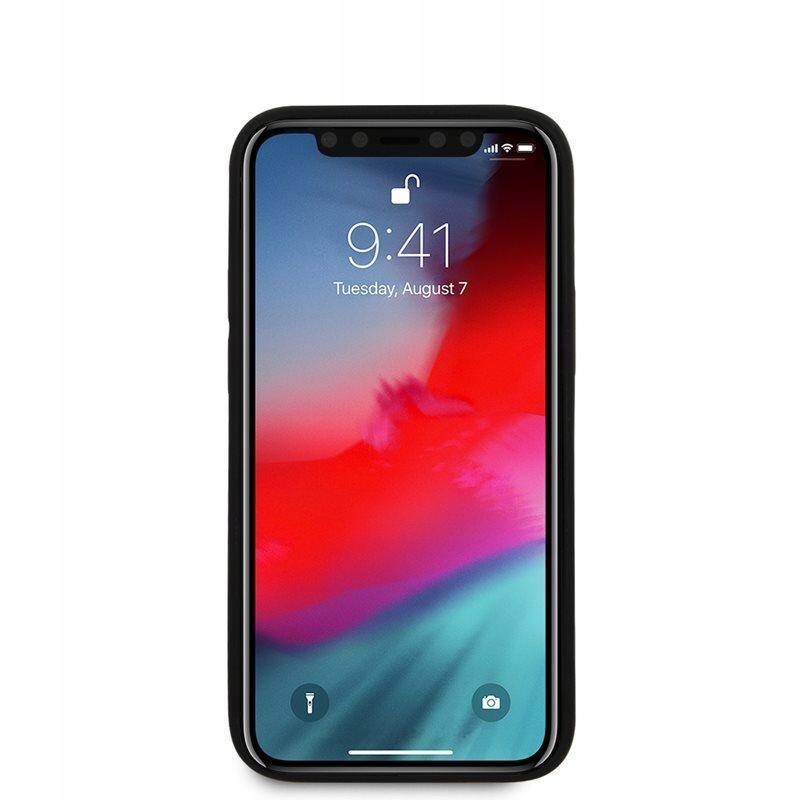 Guess Saffiano V Etui do iPhone 12 Mini Czerwony