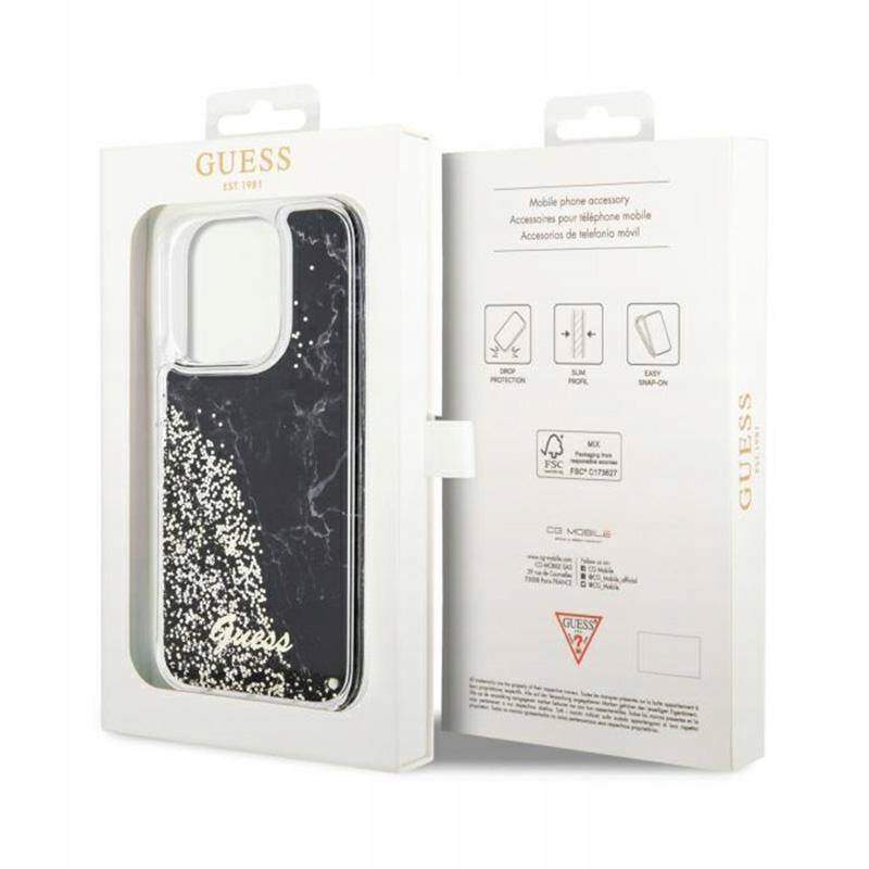 Etui do iPhone 14 Pro Guess Liquid Glitter Case