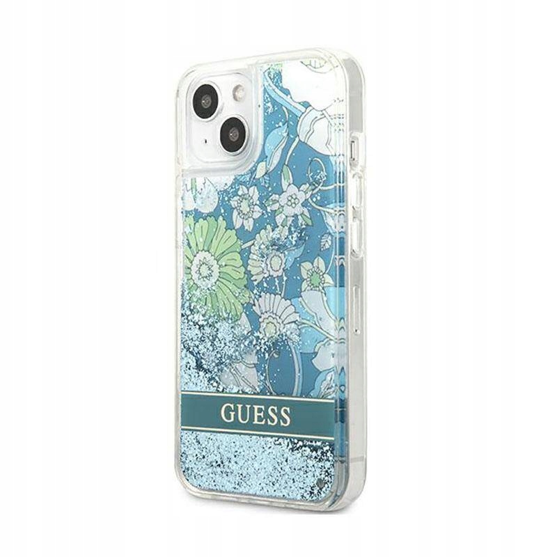 Guess Liquid Glitter Flower - Etui do iPhone 13