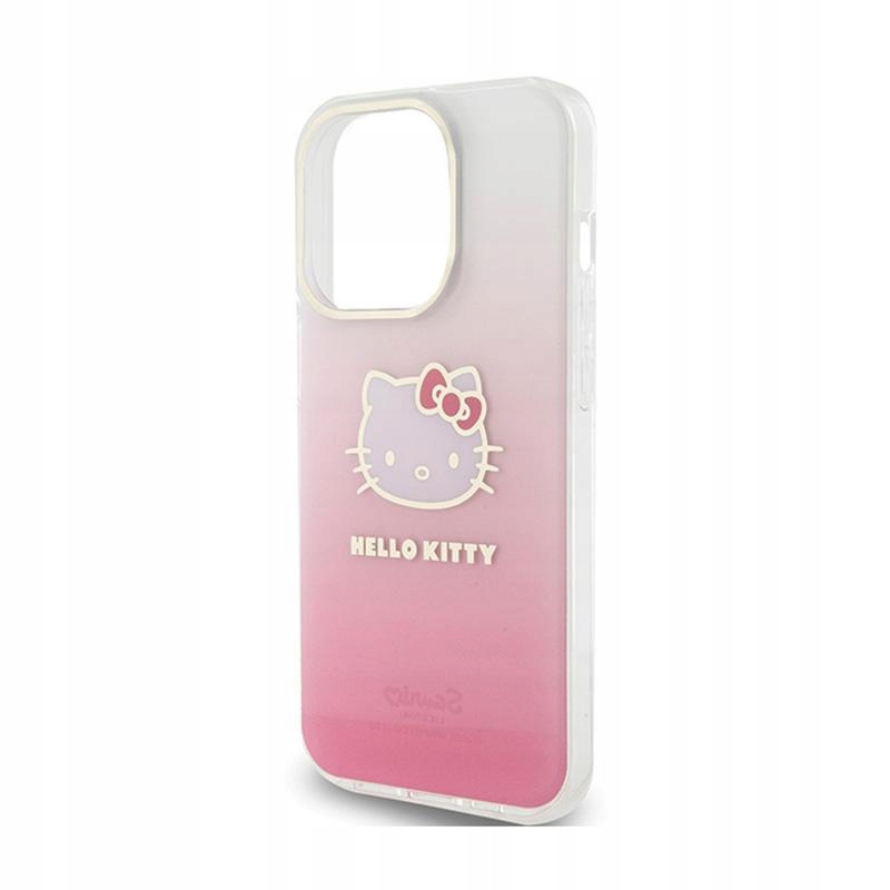 Etui do iPhone 15 Pro Max Hello Kitty IML Gradient Case Cover Plecki Różowe