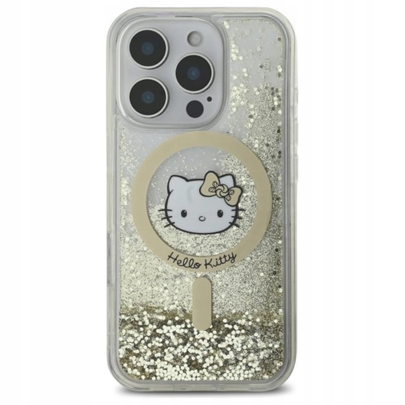 Etui do iPhone 16 Pro Max Hello Kitty Liquid Glitter Fever MagSafe Case