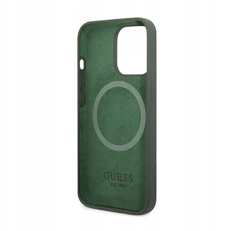 Etui do iPhone 13 Pro Max Guess Plate MagSafe Case