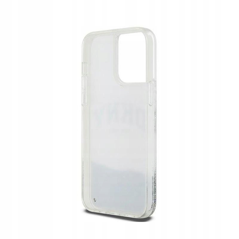 Etui do iPhone 15 Pro Max DKNY Liquid Glitter Case Cover Plecki Białe