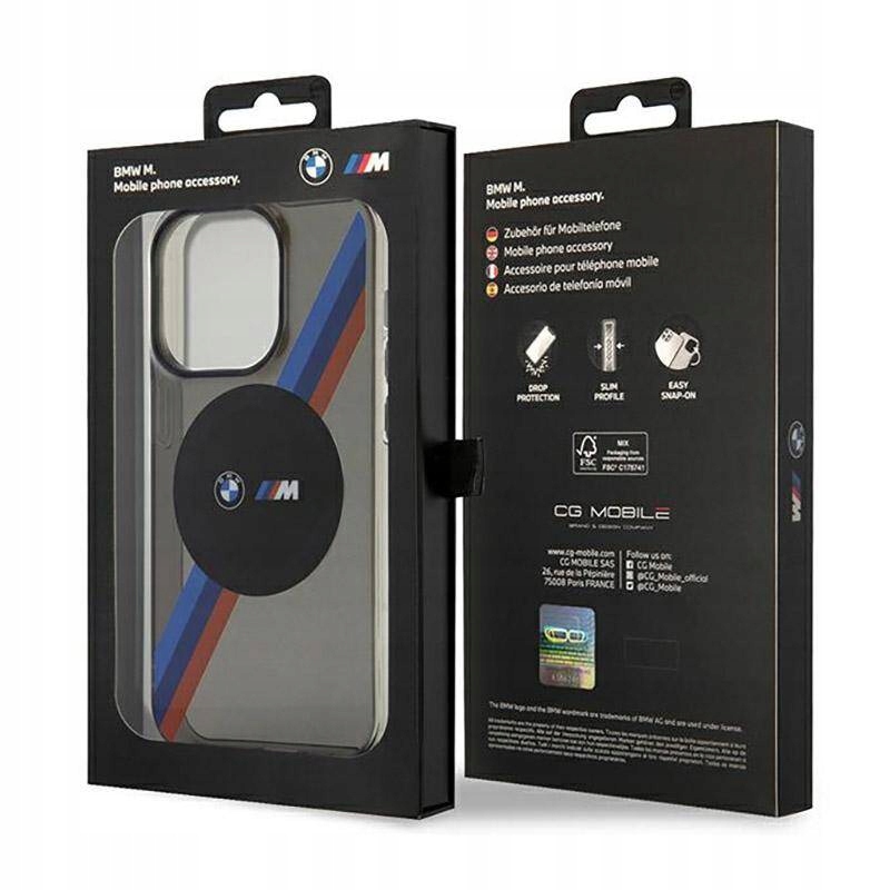 Etui do iPhone 14 Pro BMW Tricolor MagSafe Case