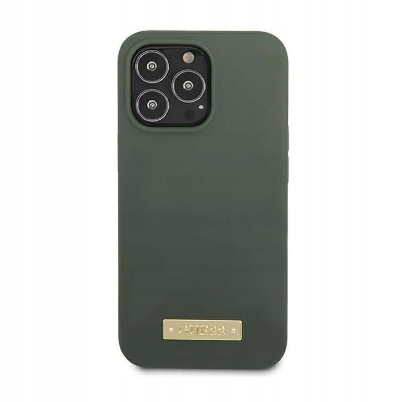 Etui do iPhone 13 Pro Max Guess Plate MagSafe Case