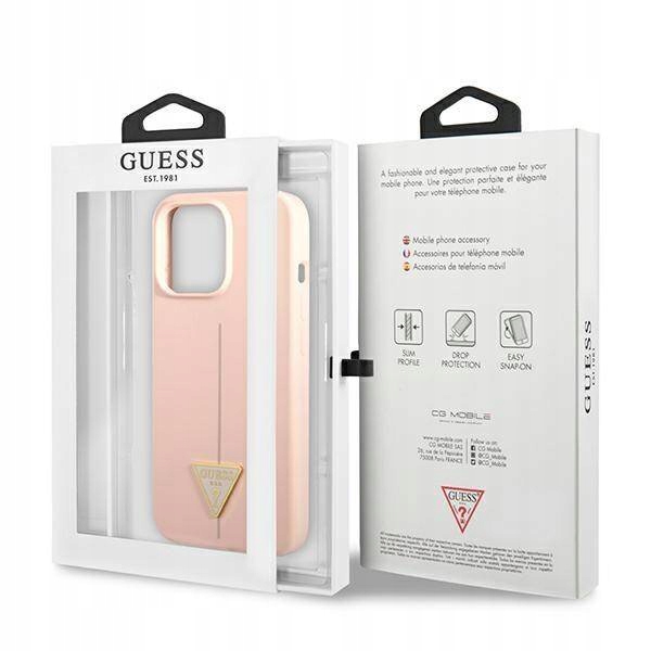 Etui do iPhone 13 Pro Max Różowy Hardcase Silicone