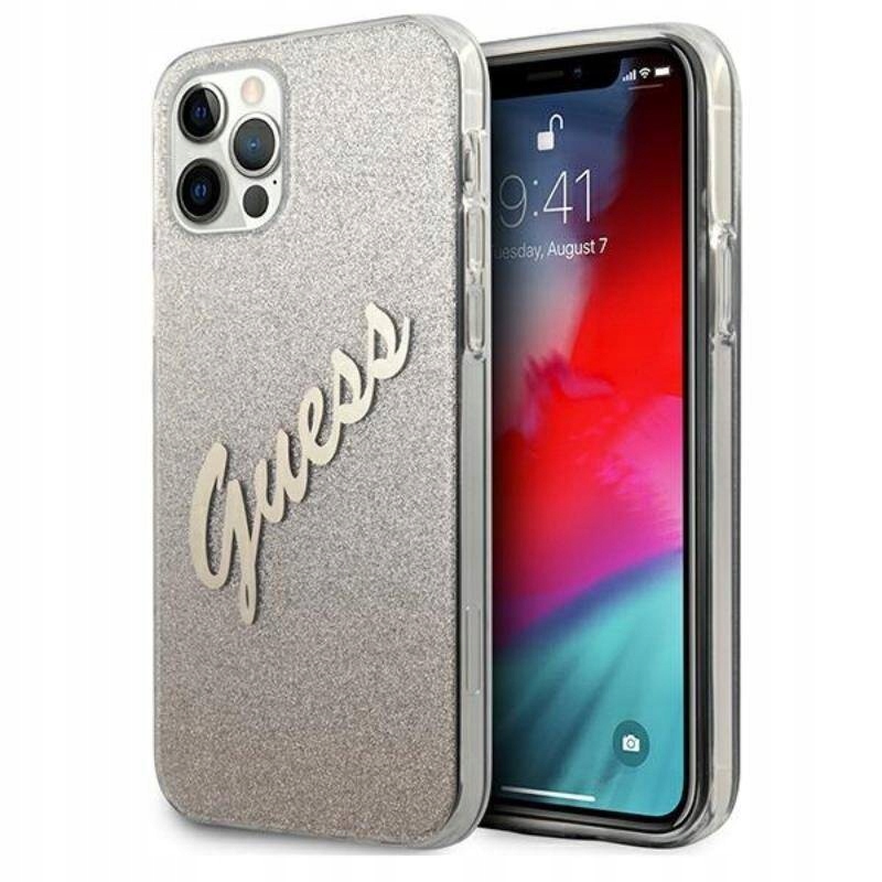 Guess Glitter Gradient Etui do iPhone 12 Pro Max
