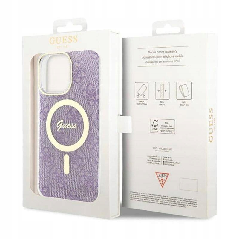 Etui do iPhone 14 Pro Max Guess 4G MagSafe Case