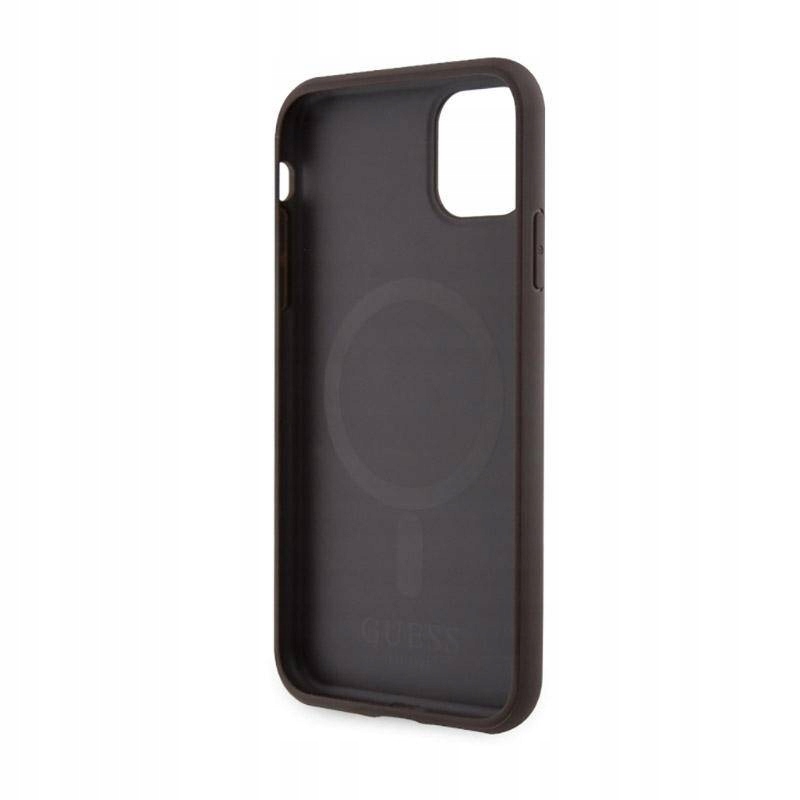 Etui do iPhone 11 Guess 4G Printed Stripes MagSafe