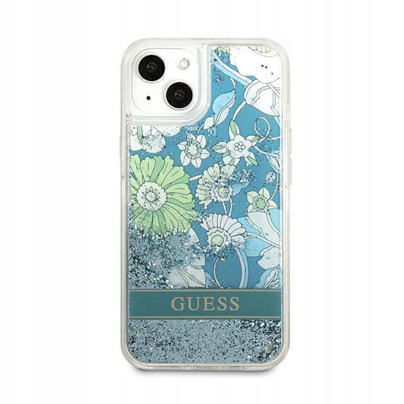 Guess Liquid Glitter Flower - Etui do iPhone 13