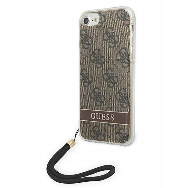 Etui do iPhone 7/8/SE 2020 Guess Print Strap Case