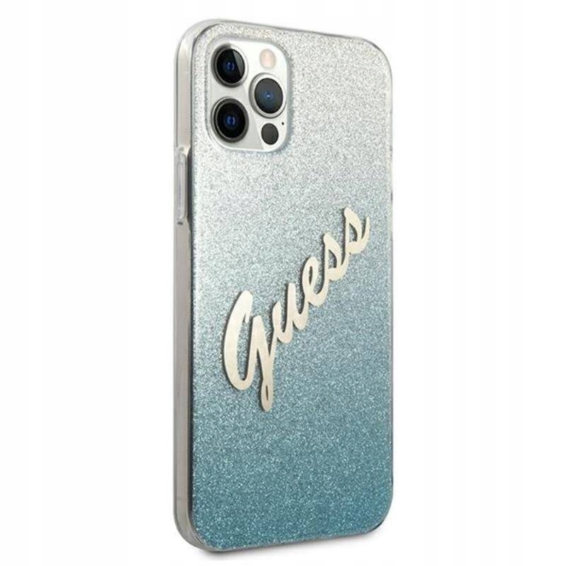 Etui do iPhone 12 Guess Glitter Gradient Case