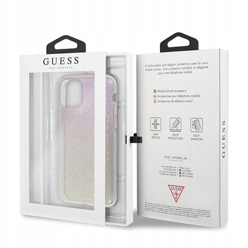 Etui do iPhone 11 Pro Max Guess Glitter Gradient Case Cover Plecki