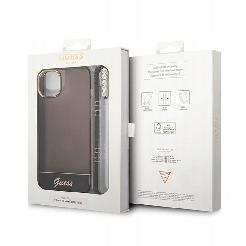Etui do iPhone 14 Guess Pearl Strap Case Cover