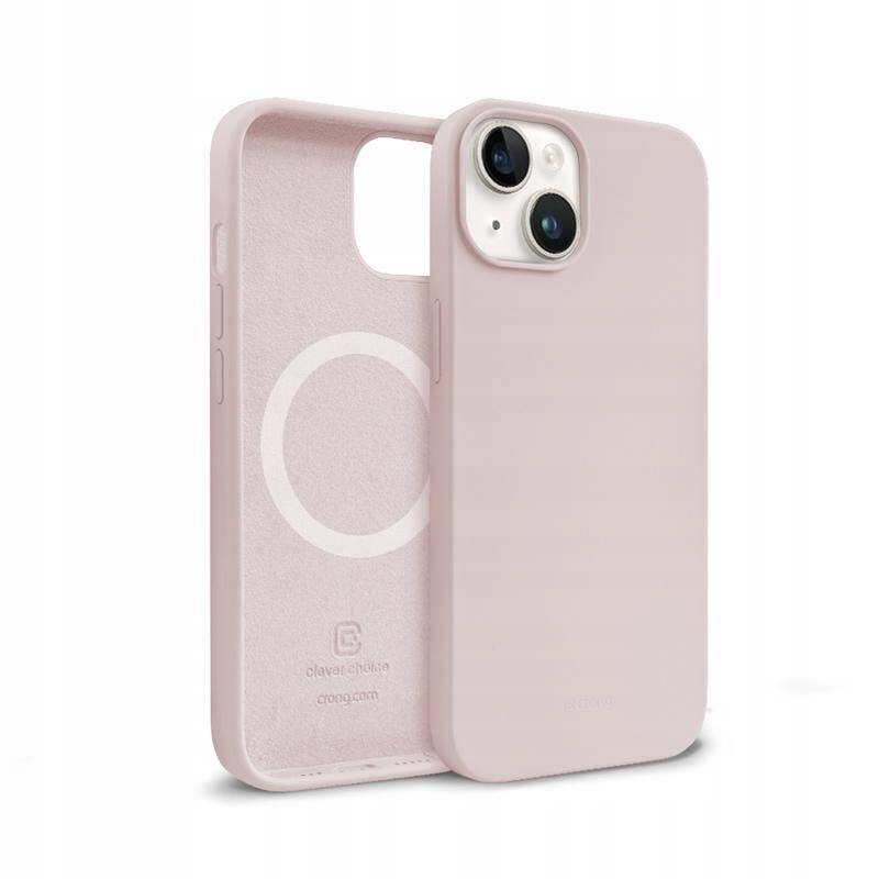 Etui do iPhone 14 Plus Crong Case MagSafe Różowy