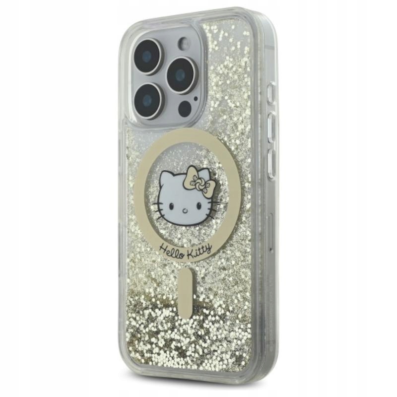 Etui do iPhone 16 Pro Max Hello Kitty Liquid Glitter Fever MagSafe Case