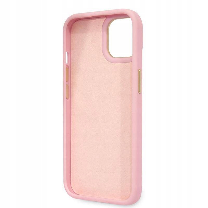 Guess Croco Collection Etui do iPhone 14 (różowy)