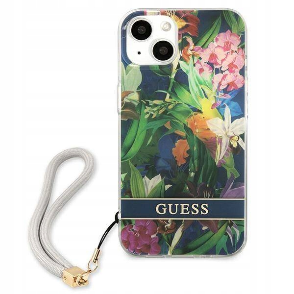 Etui do iPhone 13 Guess Flower Strap Case Cover