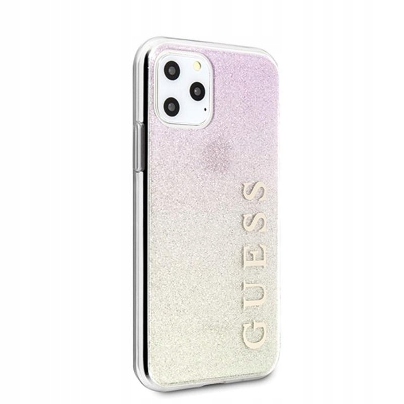 Etui do iPhone 11 Pro Max Guess Glitter Gradient Case Cover Plecki