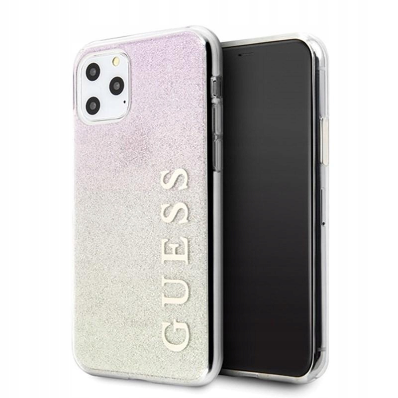 Etui do iPhone 11 Pro Max Guess Glitter Gradient Case Cover Plecki