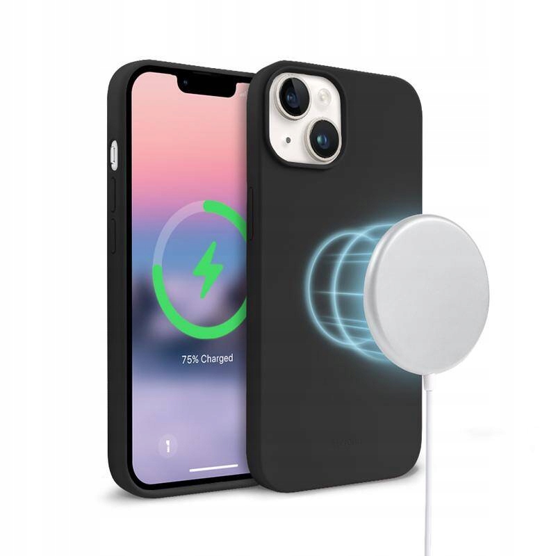 Etui do iPhone 14 Plus Crong Case MagSafe Czarny