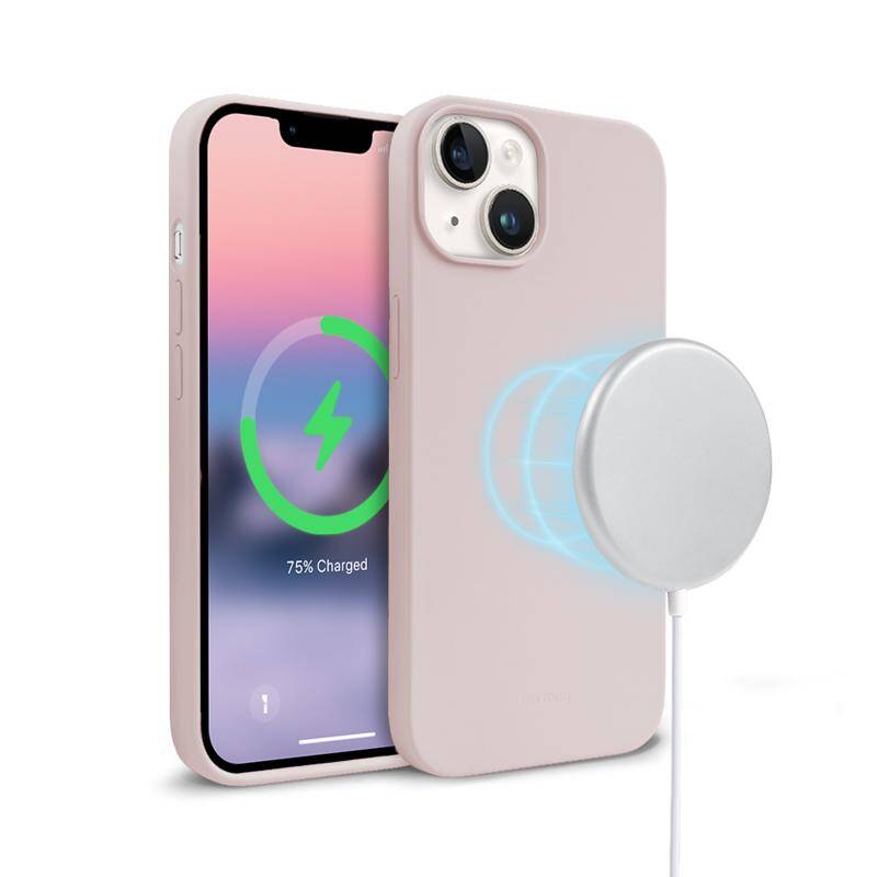 Etui do iPhone 14 Plus Crong Case MagSafe Różowy