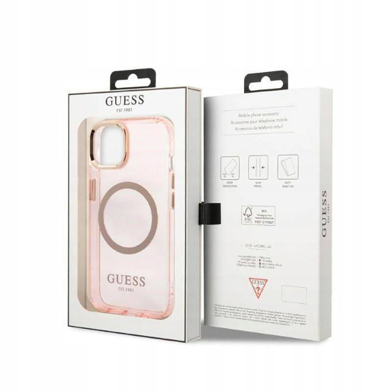 Etui do iPhone 13 Guess Translucent MagSafe Case