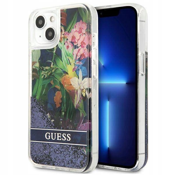 Etui do iPhone 13 mini Guess Niebieski Hardcase
