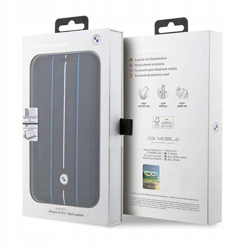 Etui z Klapką do iPhone 14 Pro Max BMW Booktype