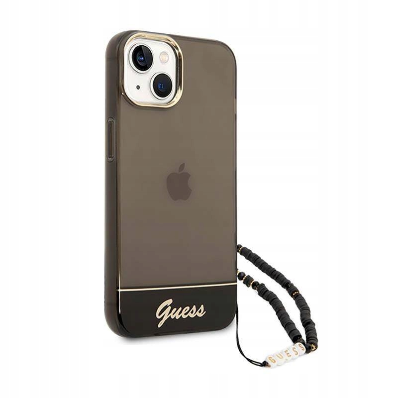 Etui do iPhone 14 Guess Pearl Strap Case Cover