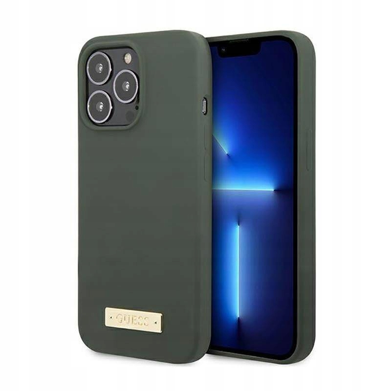 Etui do iPhone 13 Pro Guess Plate MagSafe Case