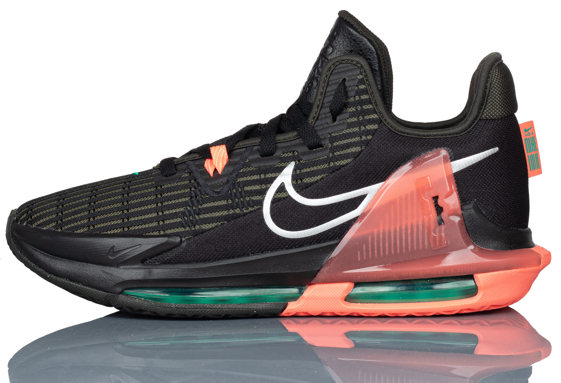 nike lebron 16 black hot lava